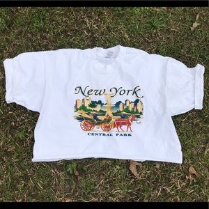 Vintage New York Crop Top